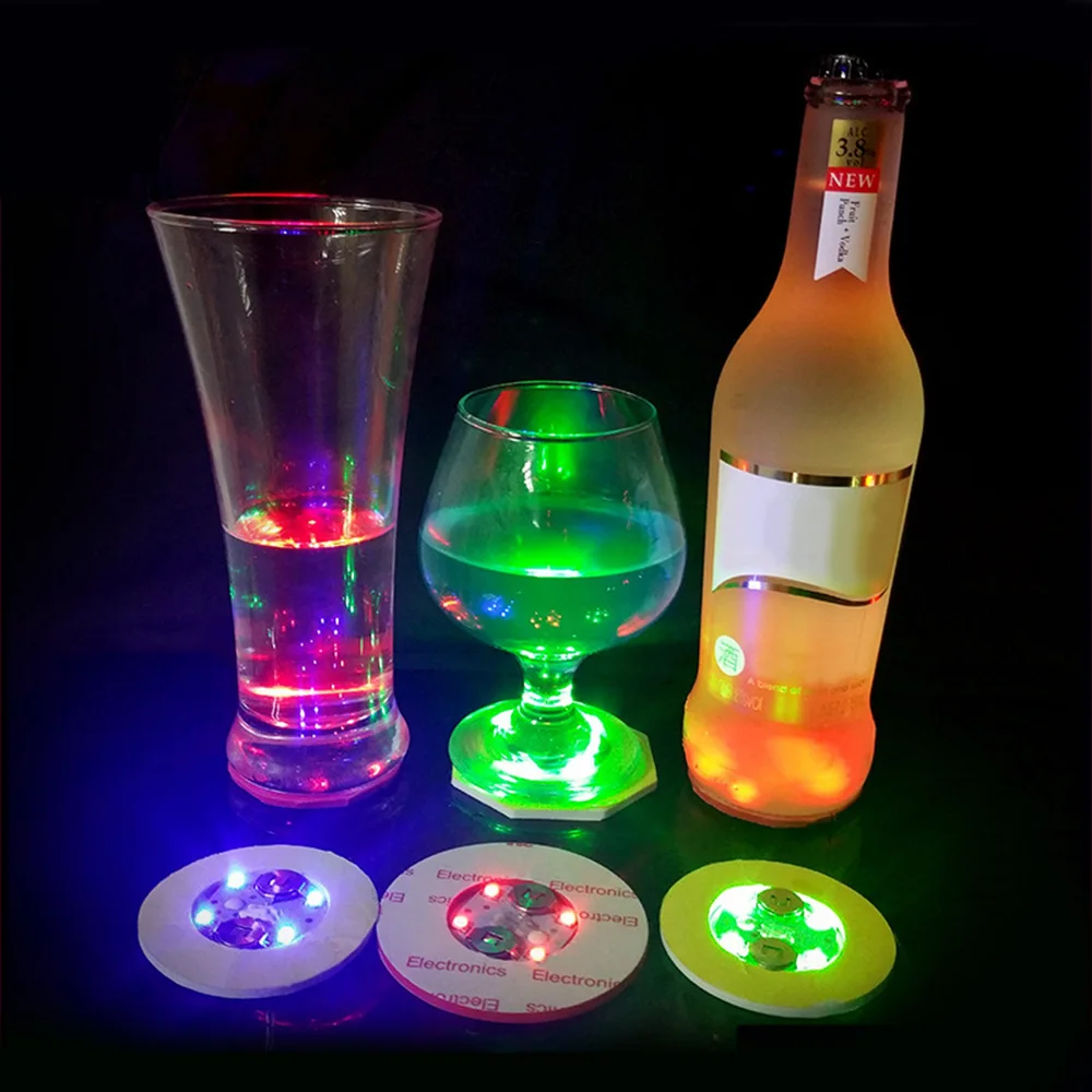 Home Craftsmanship Led Clouds Flying Car Bar atmosphere bright coasters color change for nightclubs 5 pieces of romance | Дом и сад