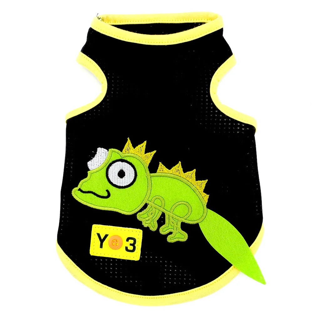 2017 майка для питомца маленькой собаки футболки щенка кота вышитая наклейка с