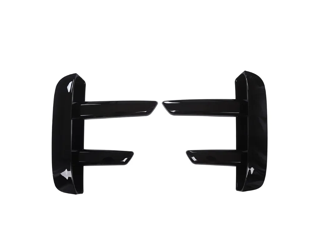 Car-Styling Piano Black Front Fog Lamp Trim Decoration Cover for Land Rover Discovery 5 LR5 L462 Auto Accessories 2Pcs