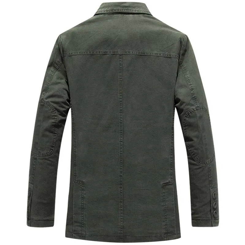 Осенне весенняя модная новинка бренд блейзер мужские костюмы Хлопок Slim Fit