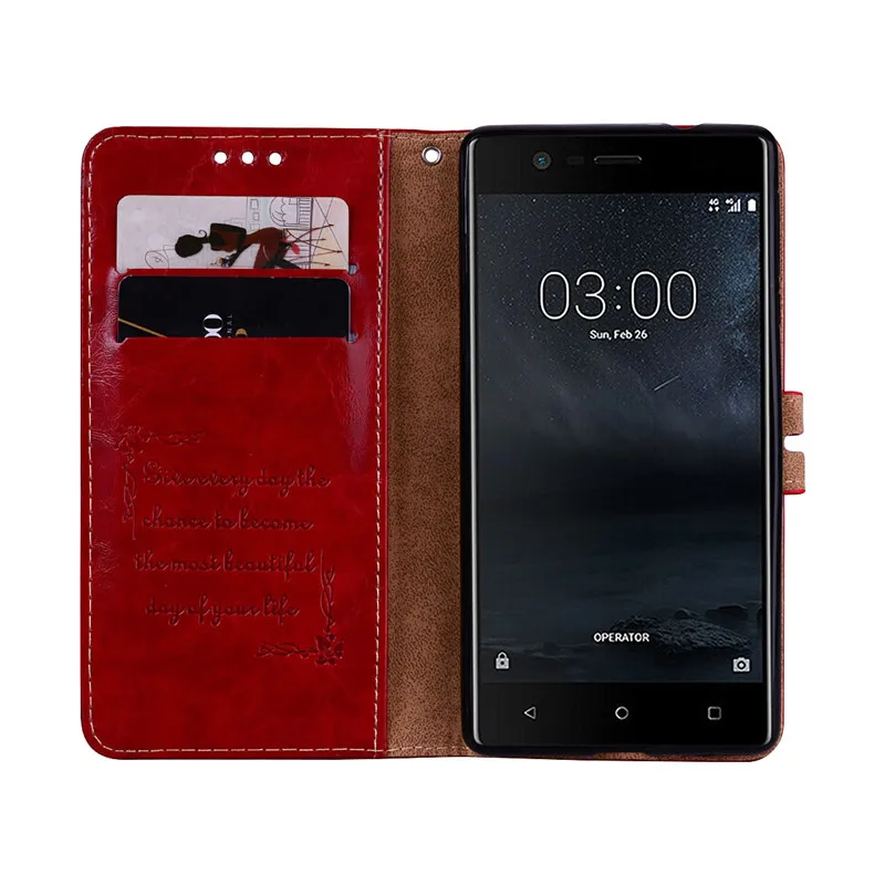 Флип-чехол для Nokia 3, чехол-кошелек из искусственной кожи, чехол TA-1032 1020, Fundas, силиконовый чехол для телефона, coque для Nokia 3 Nokia3 3, чехол