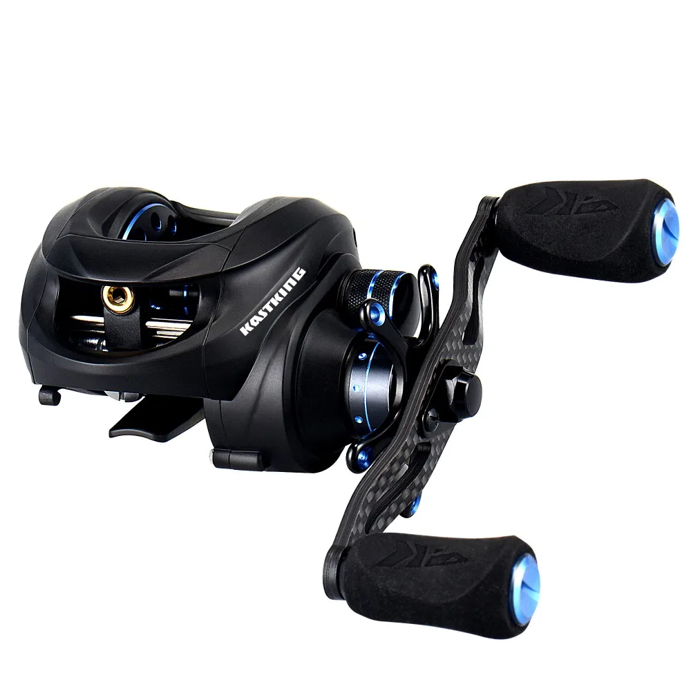 KastKing Убийца Полное Тело Углерода 12BBs 7.5 КГ/16.5LB Макс Перетащите Reel Baitcasting Dual Brake Syetem