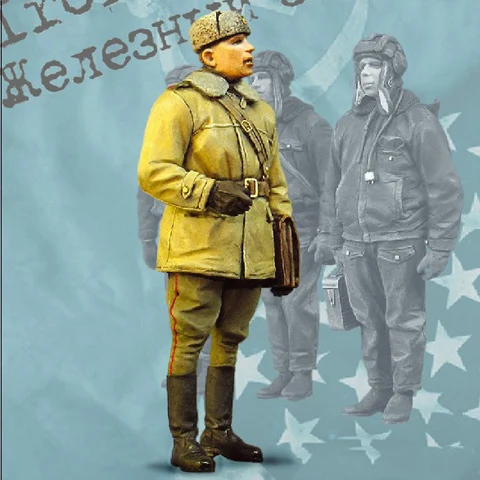 

Модель 1/35 года, комплект советских танков времен Второй мировой войны, солдаты GK, военная тема Второй мировой войны, комбинация сцены без по...