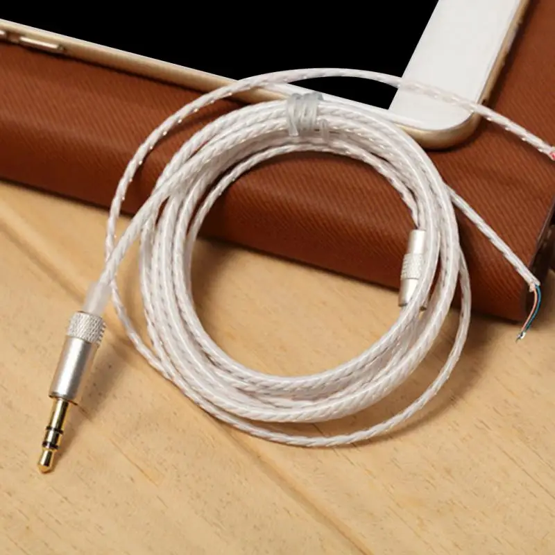 HIFI наушники кабель для DIY Замена 1 2 м аудио ремонт гарнитура провода обслуживание