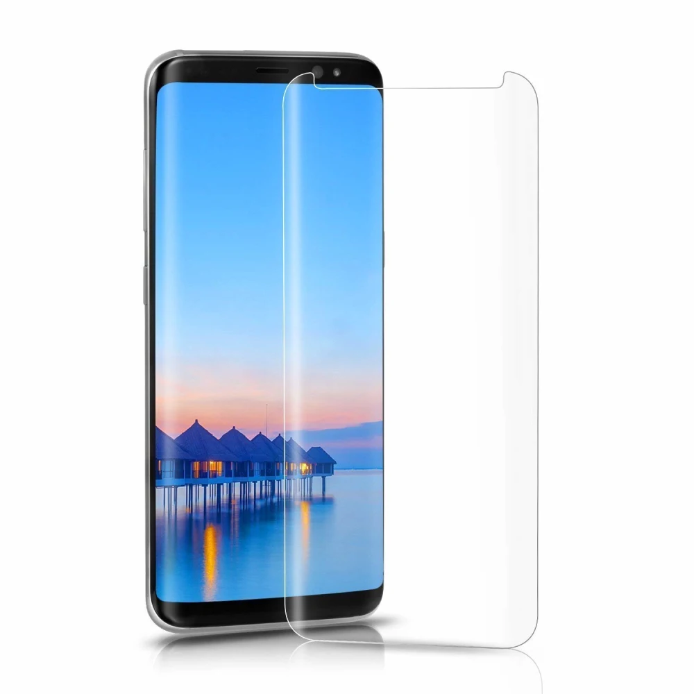 Цвет 3D полное покрытие закаленное стекло протектор экрана для samsung Galaxy S8 Plus Note 9 8 черный Золотой Синий Серебряный