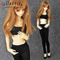 allaosify clothes for dolls bjd sd sports vest leggings set quality fabric 15 colors can be customized for 13 14 doll