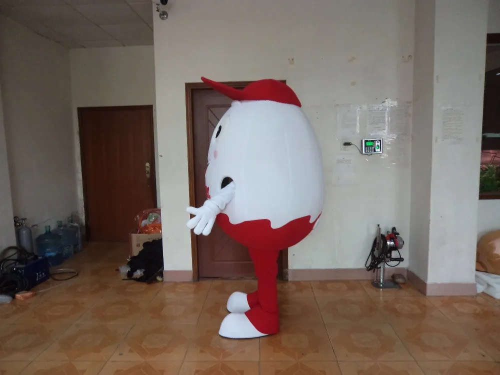 Настройте белые фотообои фотокостюмы талисманов с красной шляпой|mascot costume|costume