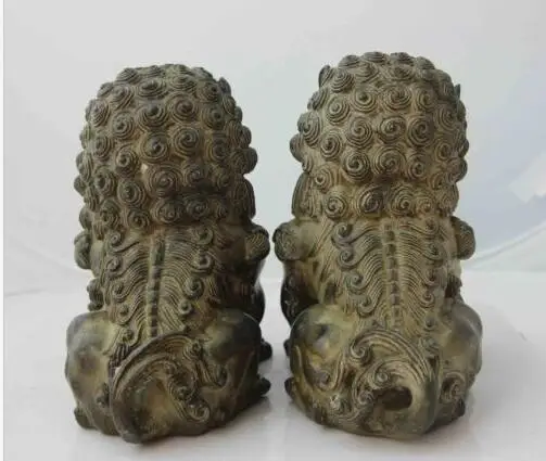 Chinese Horse Feng Shui Copper Bronze Evil Door Fu Foo Dog Lion Protection beast | Дом и сад