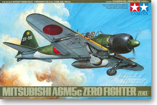 Tamiya 61027 1/48 A6M5c строительные комплекты модели летательных аппаратов oh RC toy | Игрушки