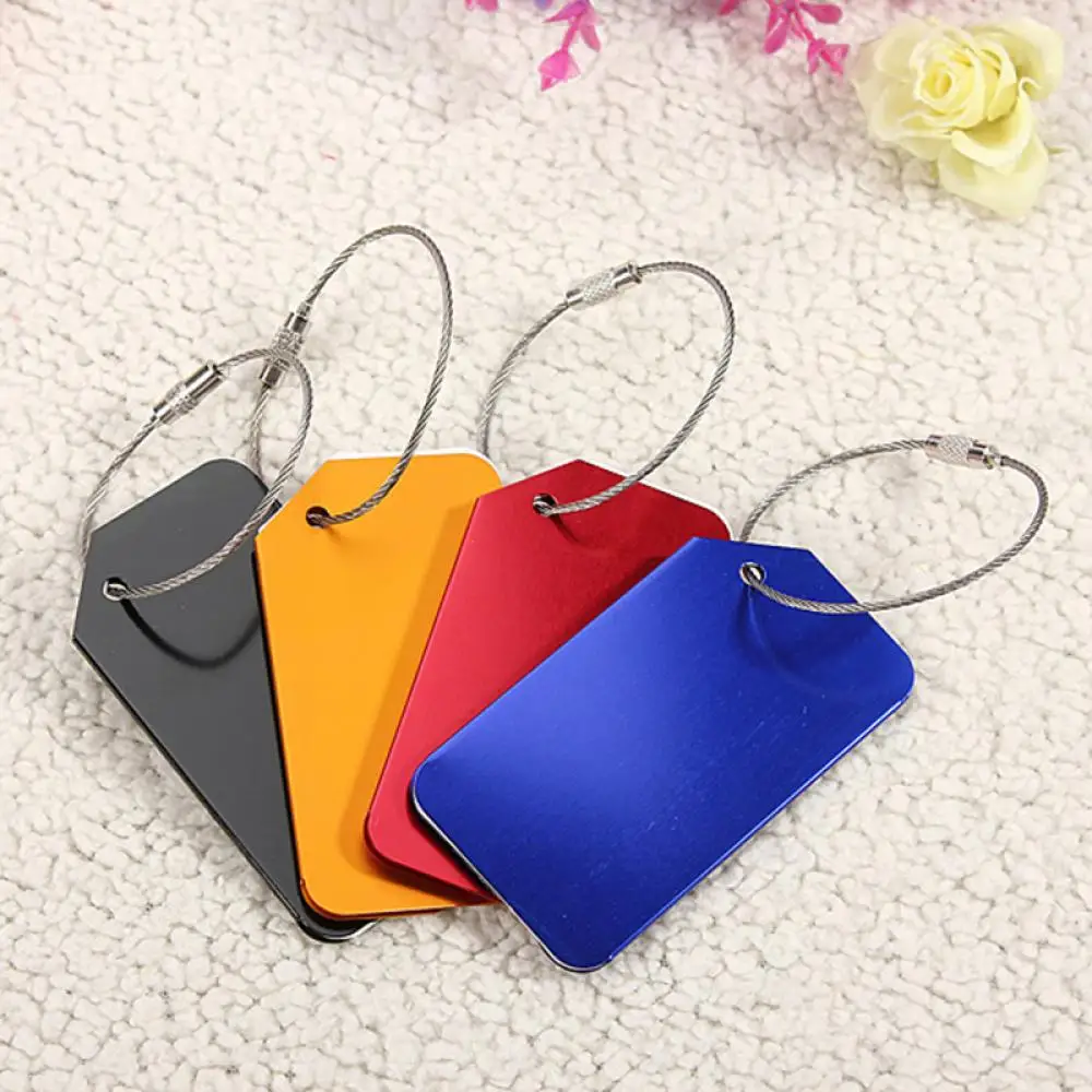 1 шт. дорожные ярлыки для багажа из алюминиевого сплава|travel accessories|luggage name tagluggage tag |