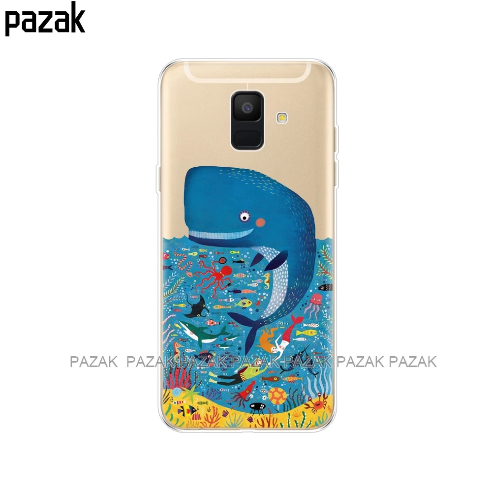 Чехол накладка для Samsung Galaxy A6 2018 A600 A600F plus A605 A605F силиконовый в