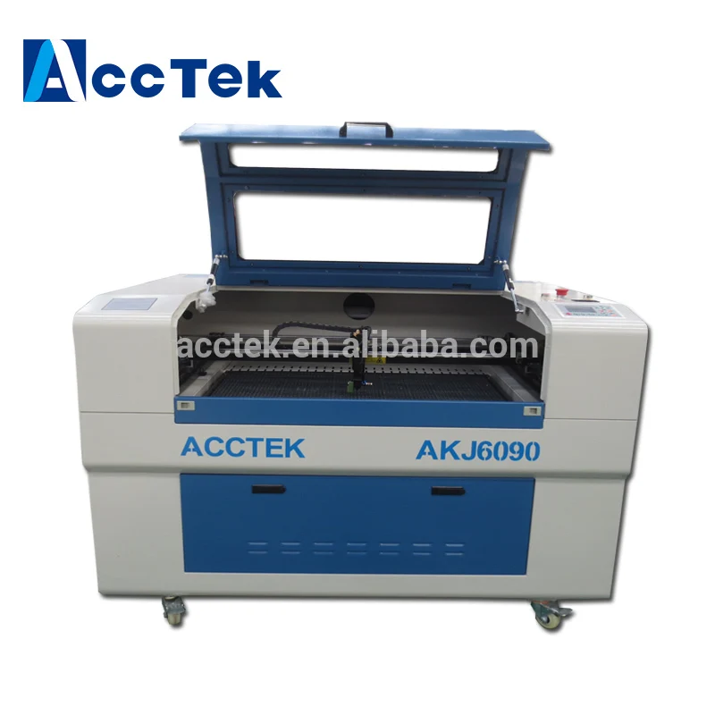 Акция продукции AccTek AKJ6090 мини лазерная гравировальная машина для