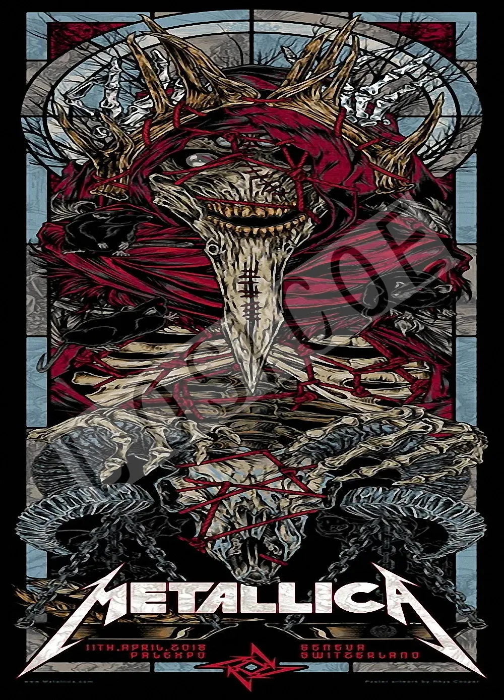 Тату \ Thrash Metal Skull Heavy Dope Rock N Roll gig Poster 30X42 см HD Печать Искусство Винтаж крафт