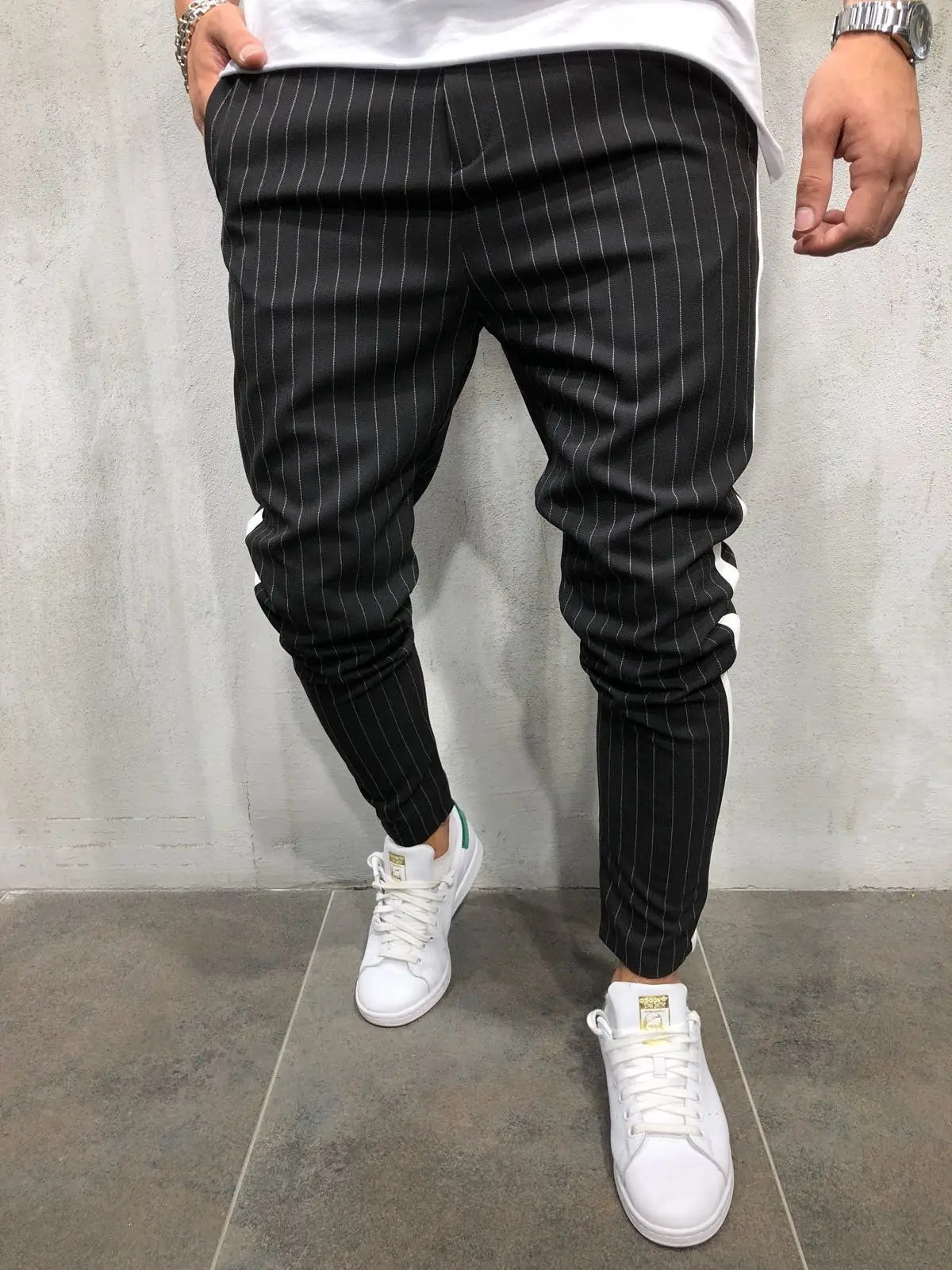 Fashion Casual Sportwear Pencil Pants Men's Jogger Slim Fit Streetwear Mens Track Jogging Trousers Sweat | Мужская одежда
