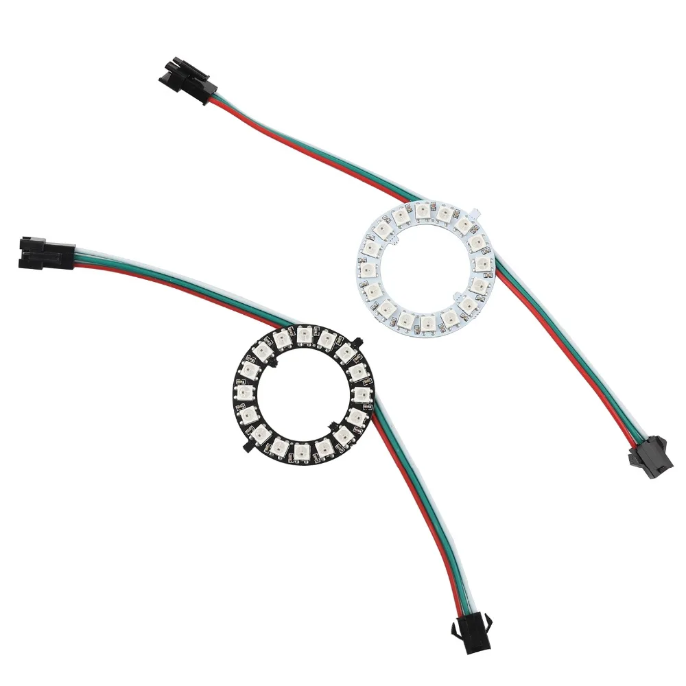 DC5V WS2812B кольцо светодиодный модуль газа светильник 6 Большие размеры 35 45 биты s 5050