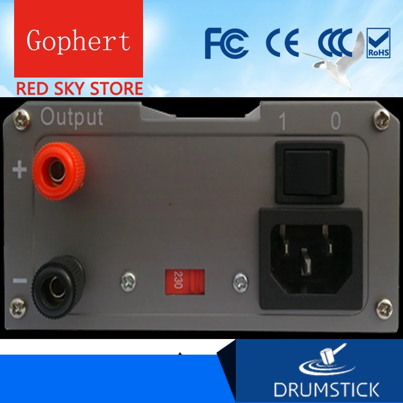 

Smoothly Gophert CPS-3010 CPS-3010II DC Switching Power Supply Single Output 0-30V 0-10A 300W adjustable