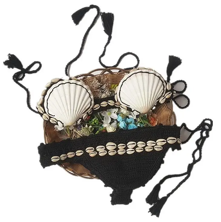 Основа крючком комплект из 2 предметов Купальник-бикини набор сексуальный Для