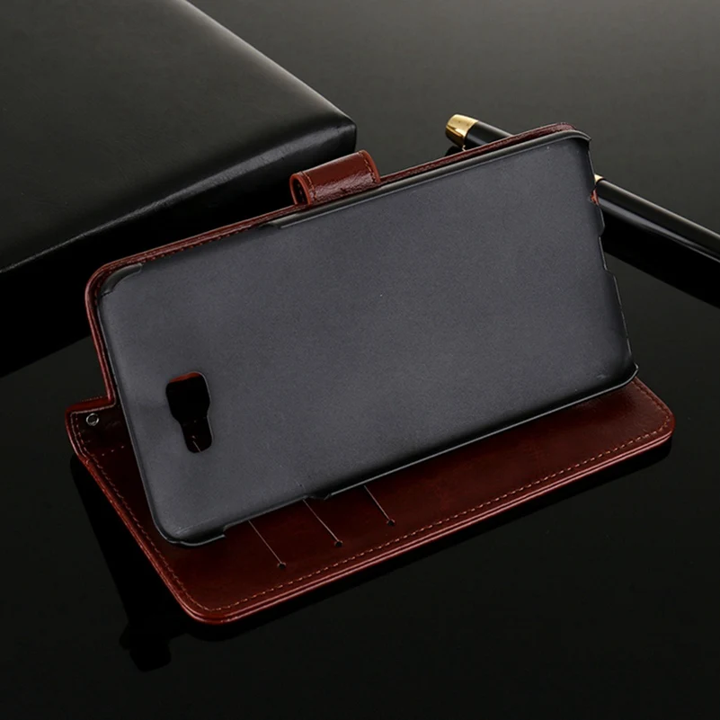 WhaY Classic Filp Case For Samsung Galaxy J7 Prime Wallet Kickstand PU Leather Luxury SamsungJ7 Cases Cover Funda | Мобильные
