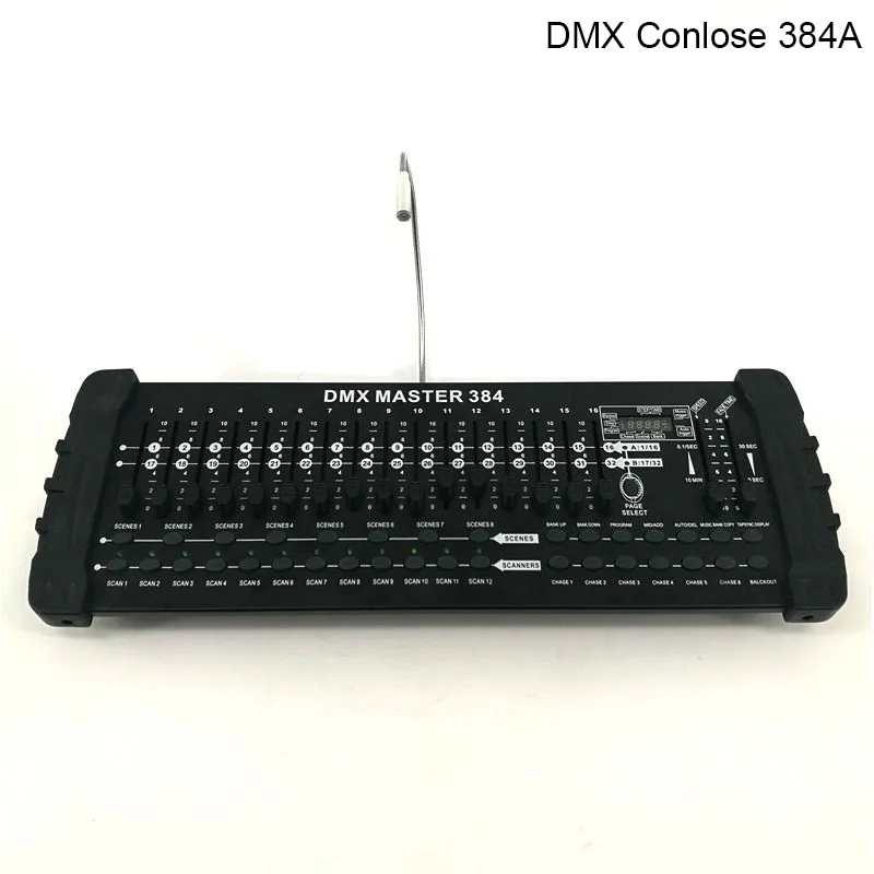 DMX 240 контроллер по DHL 384 канальный универсальный DMX 512 сценический светильник DMX консоль 90 V-240 V для Светодиодный прожектор