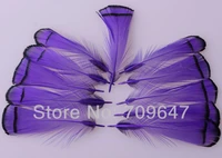 100pcslot6 8cm purple colour dyed lady amherst pheasant plumage feathers for facinators earrings hair fly tying crafts