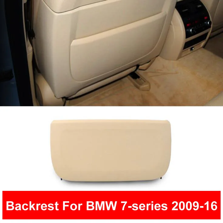 

LHD RHD Car Rear Seat Back Backrest Panel Genuine Leather Cover Cap Storage Box For BMW F10 F11 F01 F02 5 series GT & 7 series