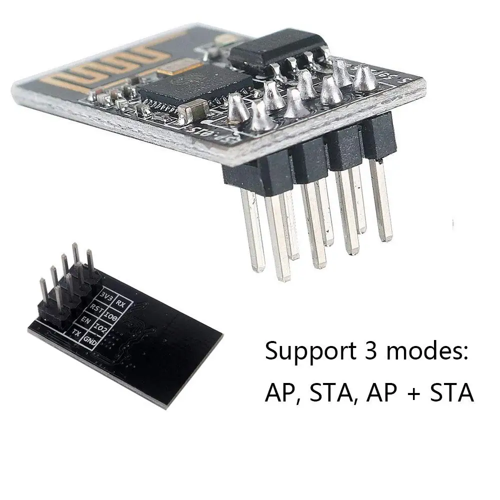 5 шт./лот ESP8266 ESP 01 ESP01 Серийный беспроводной модуль WIFI приемник Интернет вещей Wifi
