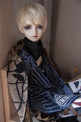 BJD кукла парики из натуральных волос для 1/3 1/4 1/6 BJD DD SD MSD YOSD дядя кукла короткие множество различных цветовых высокотемпературный провод парики из натуральных волос - Цвет: milk golden pink