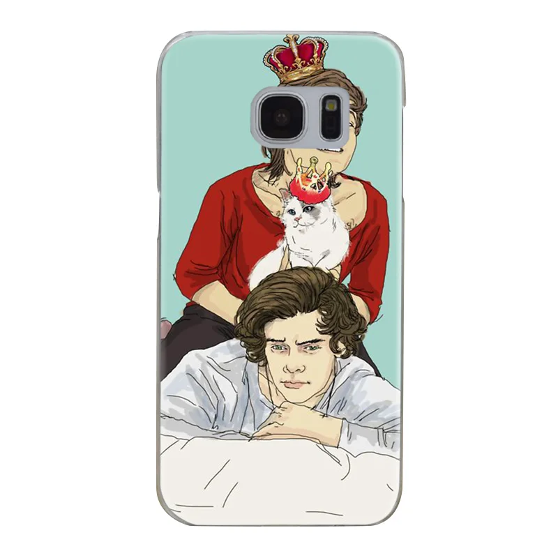 H544 One Direction Harry Styles Transparent Hard PC Case Cover For Samsung Galaxy S Note 3 4 5 6 7 8 9 Edge Plus |
