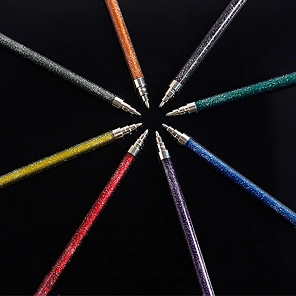 1 шт. разноцветная гелевая ручка флэш-маркер шариковая студенческий подарок