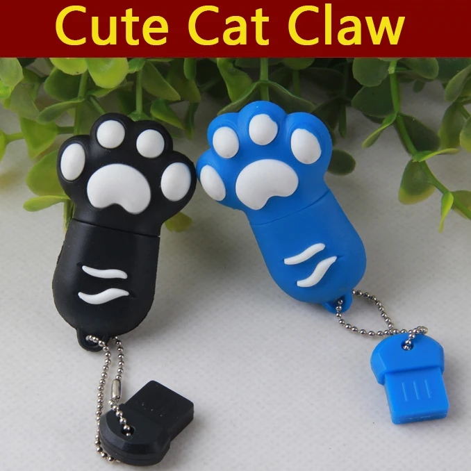 USB флеш-накопитель с когтями из мультфильмов Флешка 32 Гб 128 64 ГБ Usb 16 512 256 подарок
