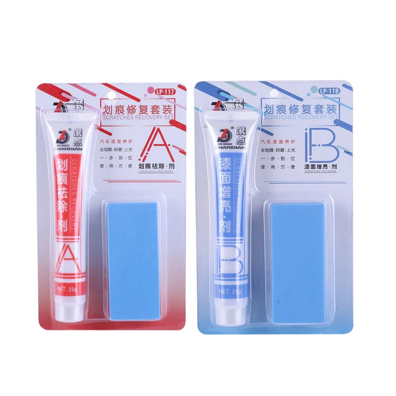 

New AB Car Scratch Repair Polishing Wax Kit Refurbishing Cleaner Paste Polish Stain Remover Paint Care Repairing Tool