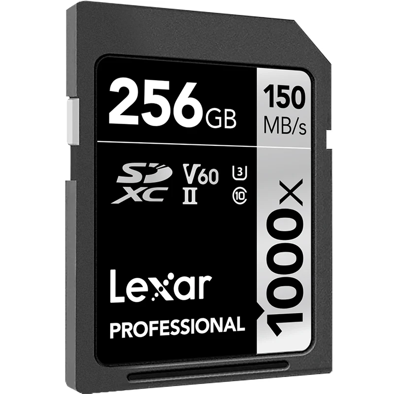 Lexar Professional 1000x150 Мб/с 32 Гб 64 Гб 128 ГБ 256 ГБ SD SDHC SDXC UHS-II U3 флэш-карта памяти для цифровой камеры 3D 4K