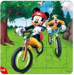 Infant Puzzle Дисней Замороженные Микки Минни Маус Русалка София Пух медведь печатных головоломка обучения интересные деревянные игрушки для детей - Цвет: Infant Puzzle
