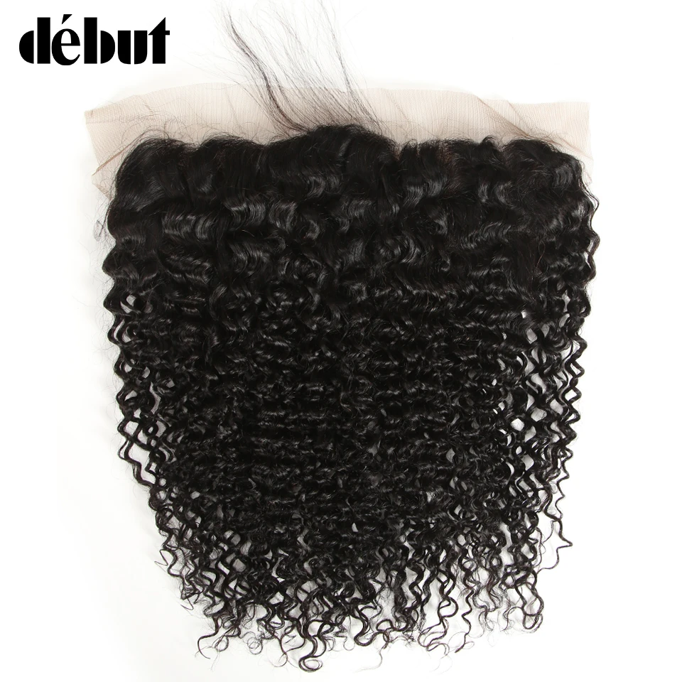 Дебютные волосы малазийские кудрявые вьющиеся 3 пучки с кружевным фронтальным