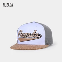 nuzada brand original design men women couple hip hop cap cotton embroidery spring summer breathable mesh wood material caps