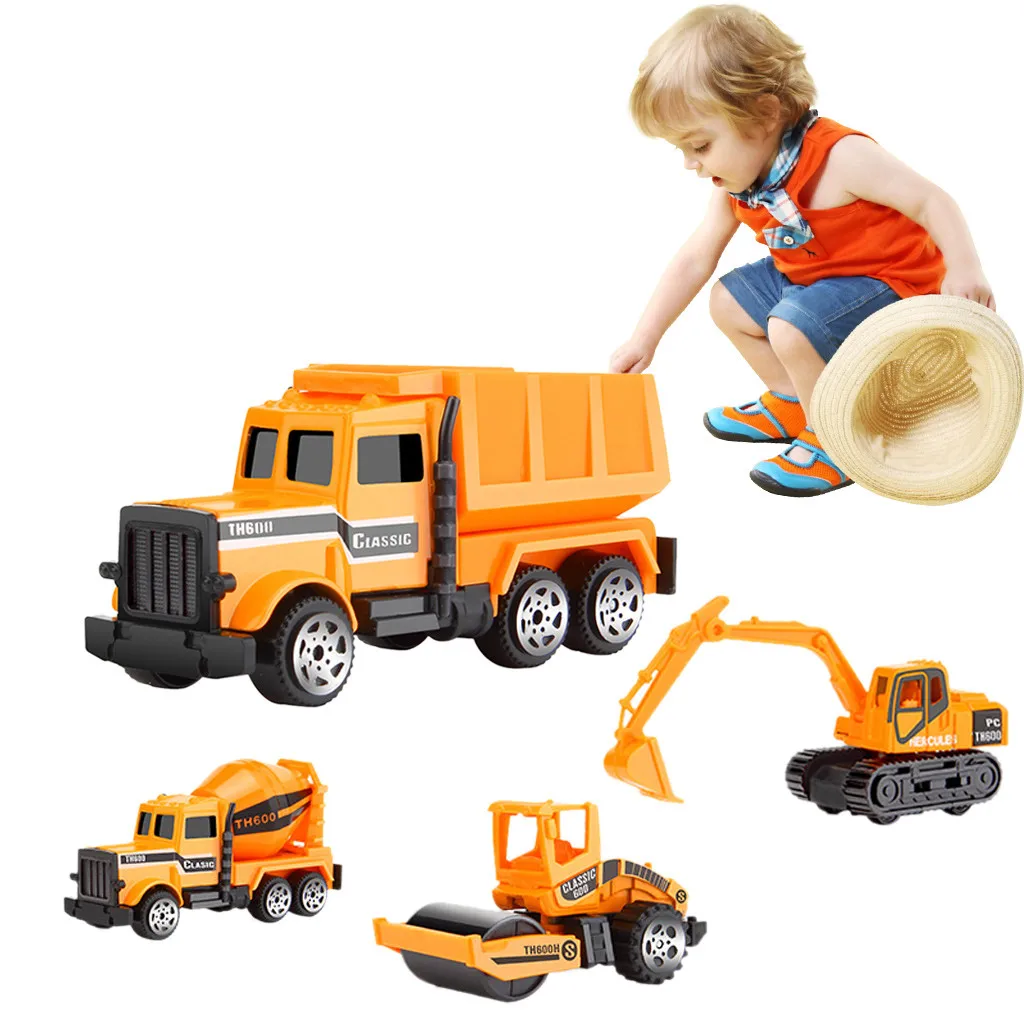 Mini Diecast Car Alloy Construction Vehicle Engineering Truck fast and furious Classic Kid Model Toys Birthday Gift |