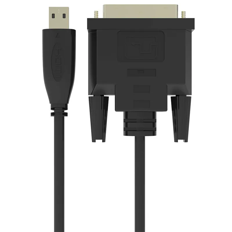 Robotsky микро HDMI к DVI 24+ 1 конвертер адаптер позолоченный HDTV Видео кабель передачи для ПК планшет камера ноутбук