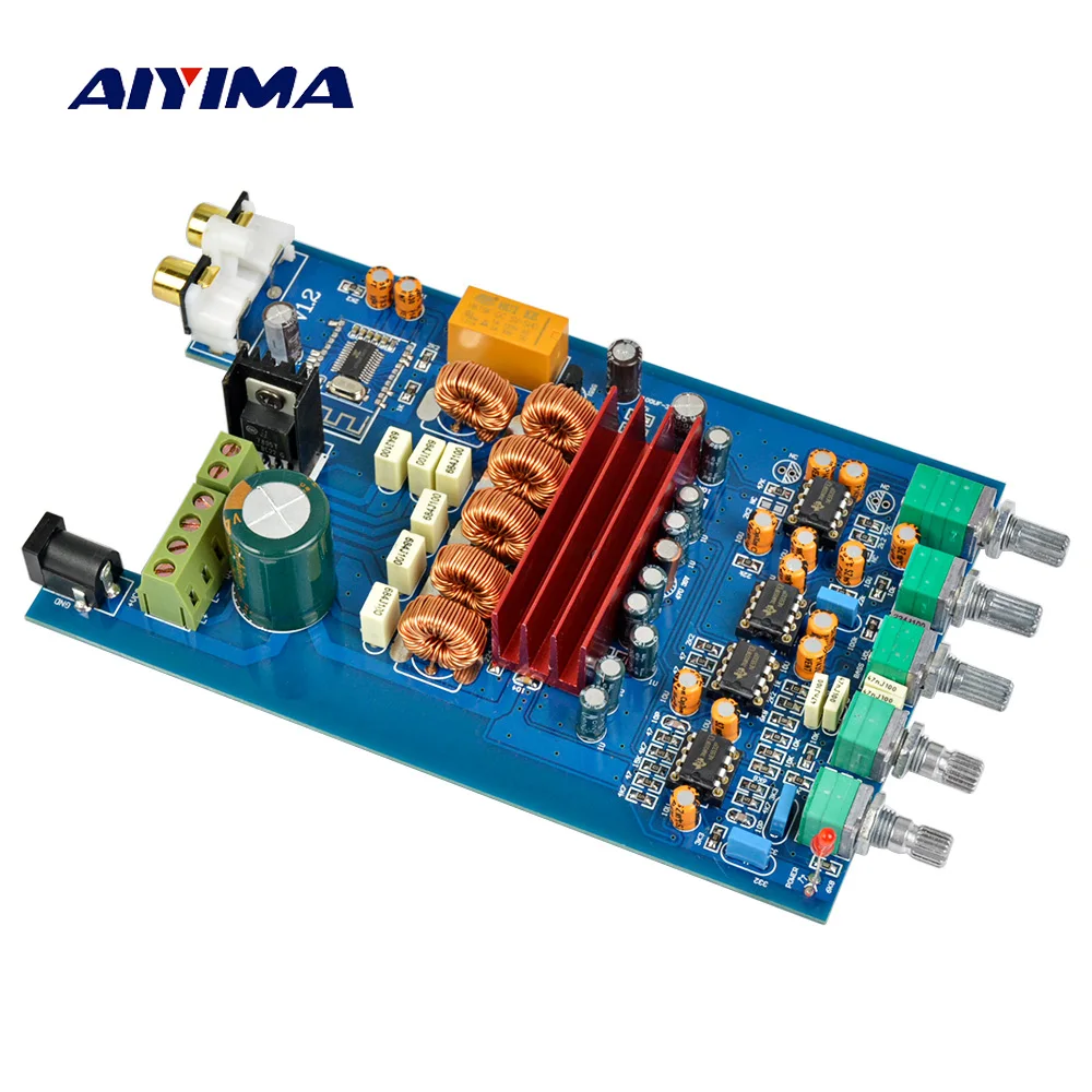 Aiyima TPA3116D2 Цифровой Bluetooth 4 2 усилитель доска 50 Вт * + 100 1 канала TPA3116 сабвуфер DIY дома