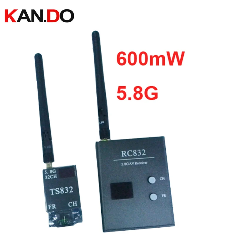 

0.6W 5.8G FPV Transceiver Model Air Plane Transmitter Receiver 32CH 5.8G Wireless Drone Transmitting CCTV Camera