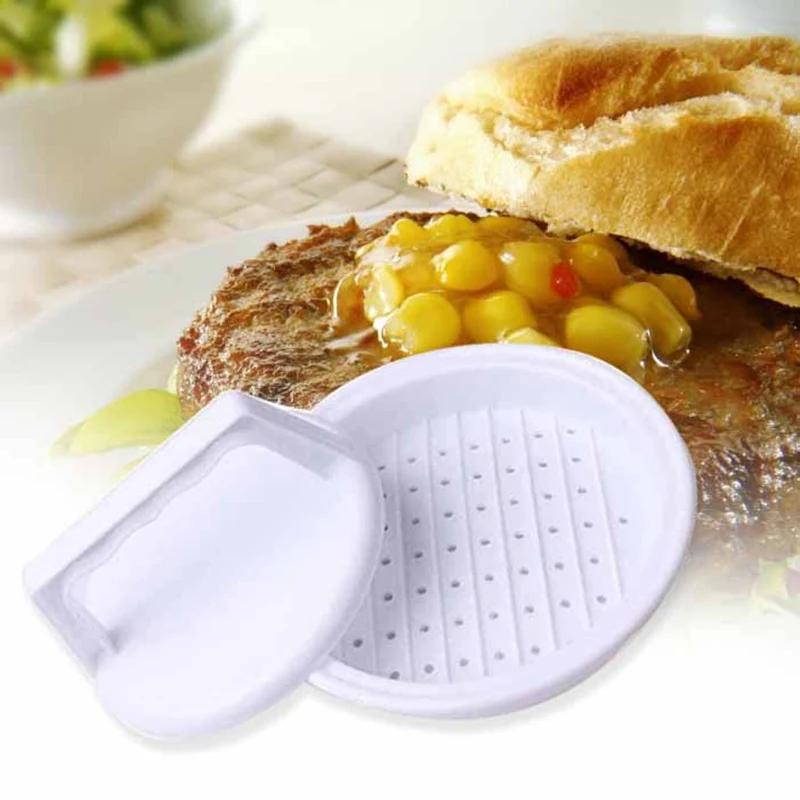 1 pc Hamburger Mold Maker Multi-function Sandwich Meat Kitchen Barbecue Tool DIY Home Cooking Tools White | Дом и сад