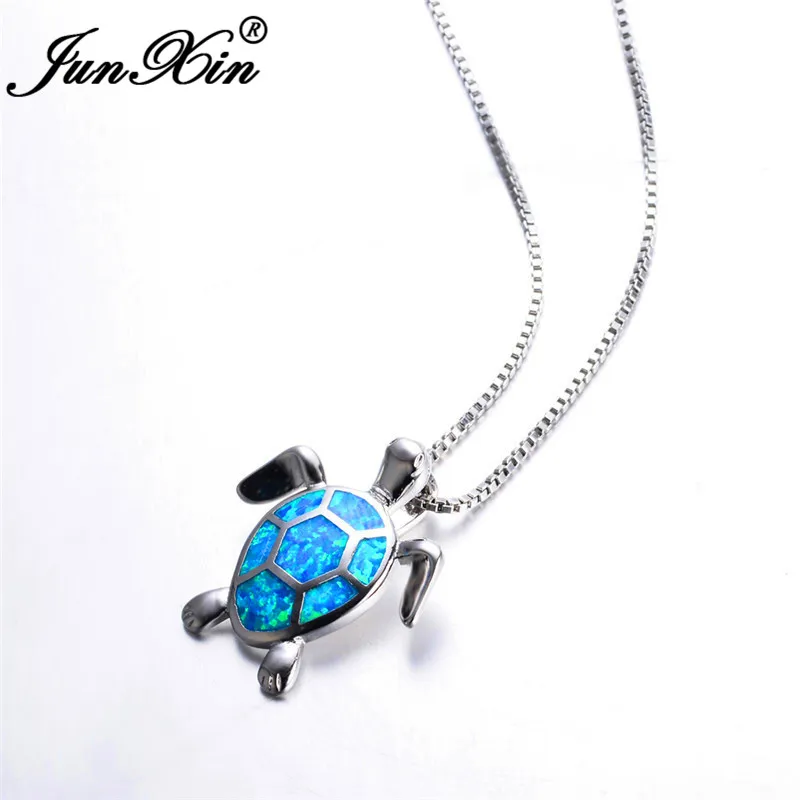 JUNXIN модный голубой огненный опал наборы свадебных ювелирных изделий серебряное