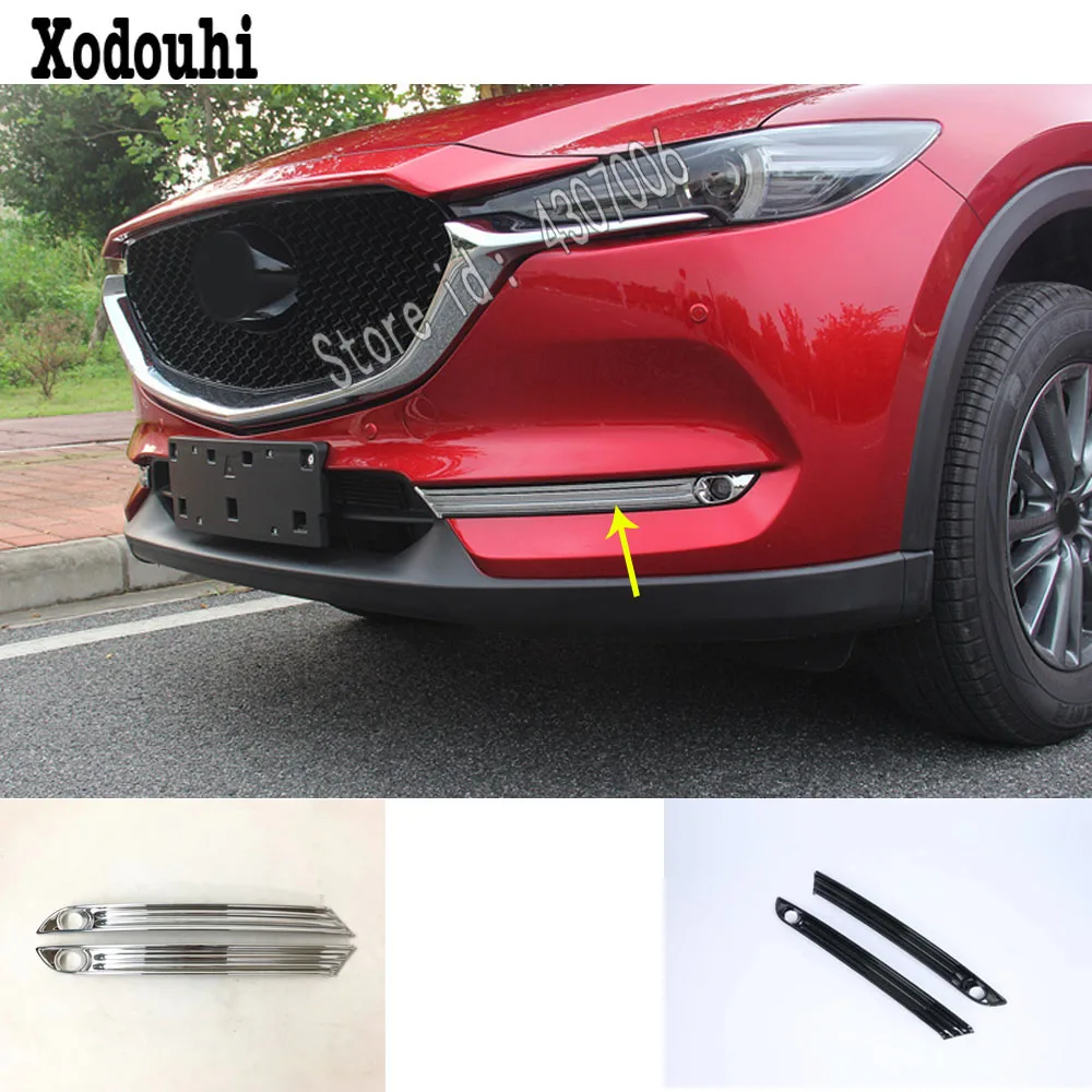 

Для Mazda CX-5 CX5 2nd Gen 2017 2018 2019 2020 Автомобильная наклейка Стайлинг детектор крышка отделка Передняя головка противотуманная фара запчасти рамы