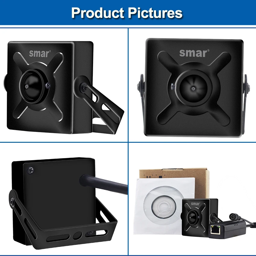 IP камера видеонаблюдения Smar PoE 720/960/1080P объектив 3 7 мм сетевая P2P поддержка