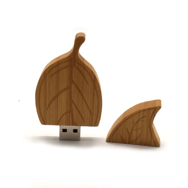 USB флеш накопитель Pendrive Деревянная Карта памяти 4 ГБ 8 16 32 64 красивые листья u диск