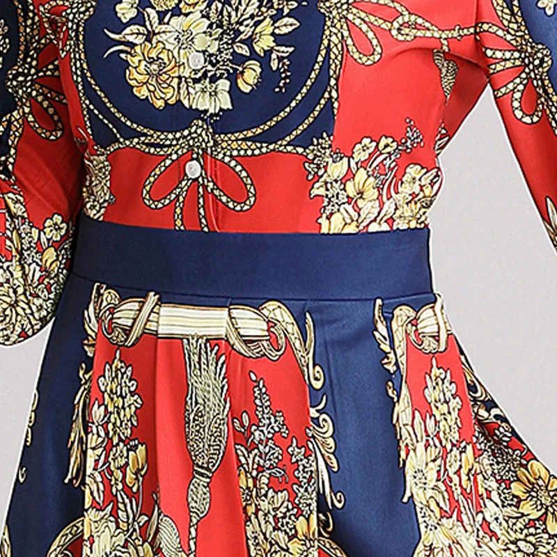 Высококачественное винтажное платье-рубашка с длинными рукавами элегантное