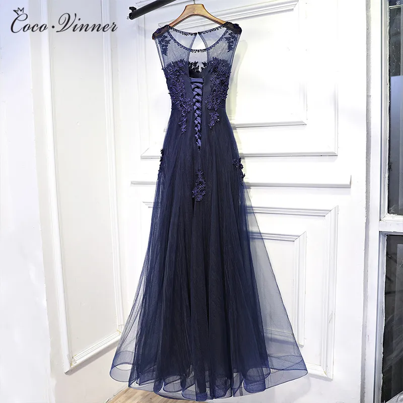 C.V Новое Сексуальное женское вечернее платье с вырезом лодочкой Королевский