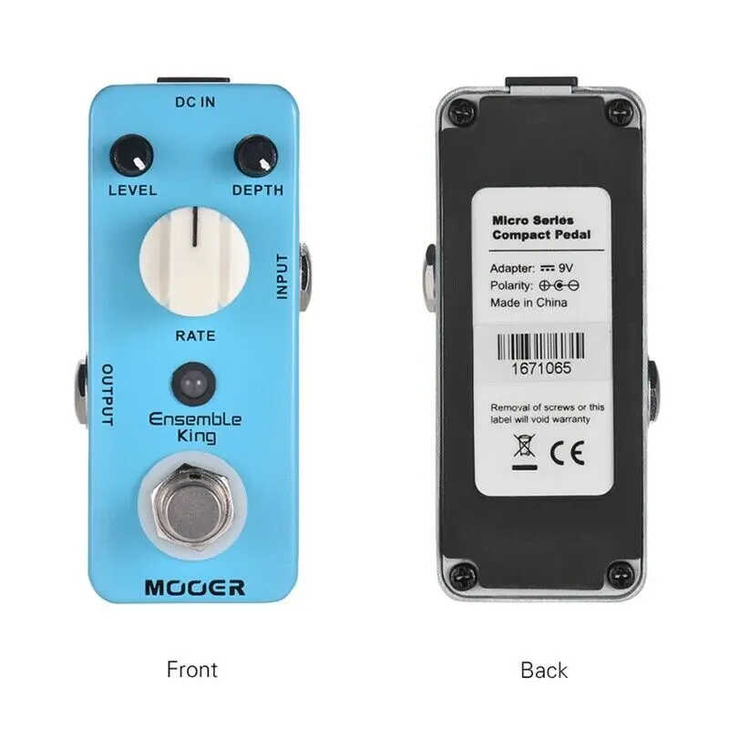 MOOER MCH1 Ensemble King Analog Chorus Guitar Effect Pedal True Bypass Full Metal Shell Guitar Parts & Accessories enlarge