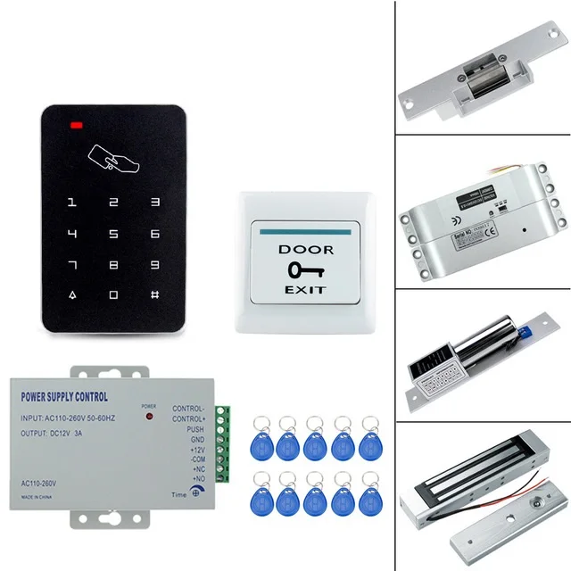 RFID замок для контроля доступа системы комплект 125 кГц устройство считывания