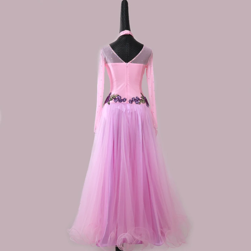 Взрослая Новая современная юбка для вальса 2018 бальные платья танцев |