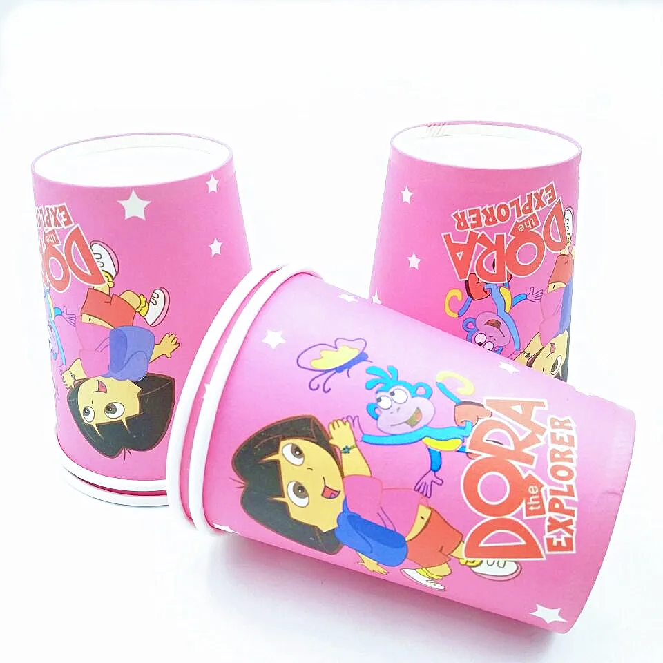 10 шт. вечерние платья с рисунком из мультфильма Дора путешественница для